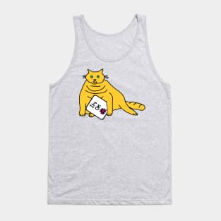 Kitty Cat says Its OK Kindness Quote Tank Top